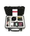 Heavy Duty Digital Leeb Hardness Meter Portable Testing Device For Steel And Cast Iron With Slick Calibration and Top Tier Accuracy in case.