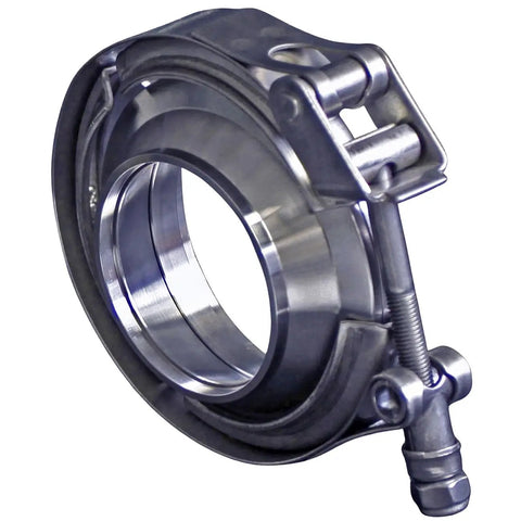 2.5 To 3 Inch Exhaust V Band Adapter Reducer Coupler Stainless Steel 3 To 2.5 Inch Header Collector Reducer Transition Reducing V Band Flange Beefy Heavy Duty Two Packs