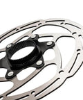 Centerlock 140mm Disc Brake Rotor For MTB And Road Bikes With Beefy High Strength Steel Core And Lightweight Alloy Body