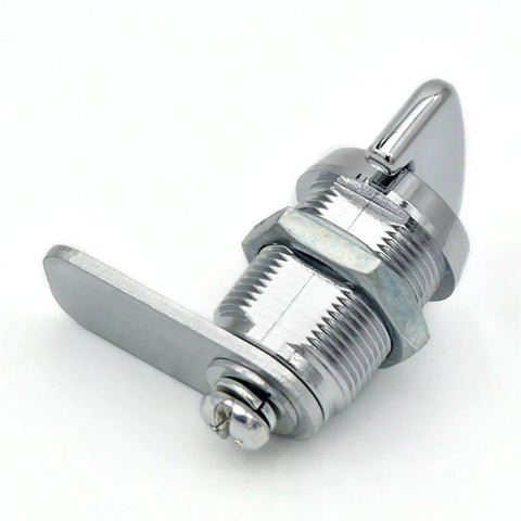 Straight Handle Cylindrical Turn Tongue Cam Lock for Electric Cabinet and Communication Cabinet, 1 piece, metal bolt view