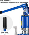 Tough As Nails Portable Hydraulic Gear Puller Featuring An Adjustable Two Or Three Jaw Bearing Extractor Kit displaying the rubber handle for comfort.