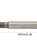 Heavy Duty HSS-AL T Slot End Mill Milling Cutter 14mm Diameter, 2mm Cutting Depth, 60mm Total Length, 6 Flutes, Side View