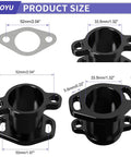 Dimensions of manifold in 30mm Carburetor With Exhaust Header Stage 1 Kit Replacement For Predator 420cc 301cc GX390 GX340 GX270 GX240