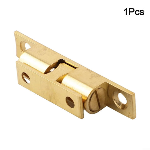 Rock Solid Double Adjustable Brass Ball Catch For Cabinet Doors And Cupboards, gold tone roller latch, 60mm