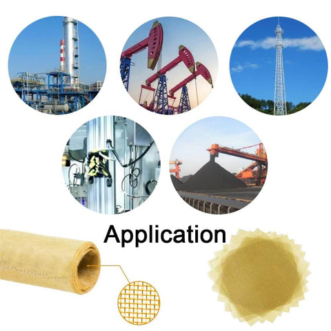 Applications of Five Pack 80 Mesh Brass Woven Wire Mesh Sheets Non Magnetic Shielding Screen
