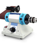 Huge 350X50Mm Belt Sander Multi-Function Polisher For Metal Wood & Jade Engraving Table Grinding Machine, showcasing the air-powered design.