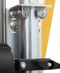 Close-up detail of heavy duty sealed bearings on Full Size Vertical Panel Saw Sign Maker Kit With Razor Knife Insert.