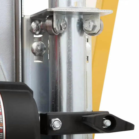 Close-up detail of heavy duty sealed bearings on Full Size Vertical Panel Saw Sign Maker Kit With Razor Knife Insert.