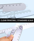 2 Pack Pupil Distance Ruler For Eye Measurement PD Gauge Tool Ophthalmic Meter For Prescription Eyeglasses This Pupillary Distance Ruler Delivers Precise Readings And Includes Pro Eye Care Tips For A Dope Glasses Fit. white PVC PD ruler, 17.6 cm x 2.2 cm, with clear printing and standard scale
