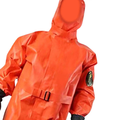 Top Shelf Lightweight Chemical Protective Coverall For Women With Sick Rubber Fabric Integrated Hood Killer Fire And Farm Safety Gear In Bright Orange Fits Every Frame Like A Glove