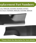 Close-up of High Lift Blades Kit For 60 Inch Mower Decks And Pro Master 260Z Zero Turn Mowers 3 Pack Replacement 09081200 03253900 09246600CKT