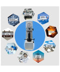 Heavy Duty Rockwell Hardness Tester HR 150A Bench Kit With Solid Testing Table And Calibration Blocks for various industries.