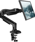 Ergonomic Single Monitor Arm For 13 To 32 Inch Screens Up To 19.8 Lbs With Clamp Or Grommet Base VESA 75x75 And 100x100 Compatible