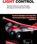 QIDI 560 M7 Off Road Aircraft 3D RC Plane With light control feature, showing flickering wing lights and constant fuselage lights.