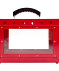 Lockout Tagout Box Kit Set Of 3 Portable Padlock Boxes With Transparent Acrylic Sides For Quick Visual Checks Heavy Duty Steel Construction