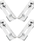 Heavy Duty Iron Sectional Couch Connector Clips 4 Pack Anti Rust Sofa Linking Brackets for modular furniture fastening