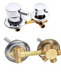 Solid Build 5 Way Brass Shower Diverter Valve With No Sweat Ceramic Cartridge For Effortless Cold And Hot Water Control And Quick Bathroom Plumbing Setup Today, showcasing chrome finish and brass body.