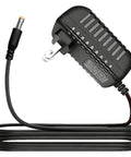 9V DC Power Cord For Alesis Electronic Drum Modules Compatible With Command Mesh Kit DM10 Nitro Debut Kit 110 To 240V Worldwide 50 60Hz Power Supply Great For Home Studios And Live Setups, compact black adapter with plug and cord coiled