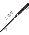 Slip On Rifle Sling With Cartridge Holder Leather Gun Strap With Swivels And Thumb Loop Adjustable Carry Strap With No Slip Backing