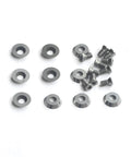 Hard As Nails 12mm Round Carbide Cutter Inserts For Woodworking Lathes And Wood Turning Hollowing Finisher Tools With Mounting Screws Set Of 10 Slick Replacement Bits, includes 10 carbide inserts and mounting screws.
