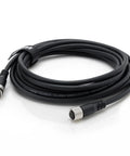 M12 8 Pin Waterproof Actuator Cable With Straight Male To Female Connector Shielded Aviation Sensor Cable For Industrial Actuator