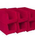 Space Saving Stackable Storage Bins For Garage Pantry Closet And Craft Room Heavy Duty Plastic Bins Hold Up To 60 Lbs Each 18 Inch