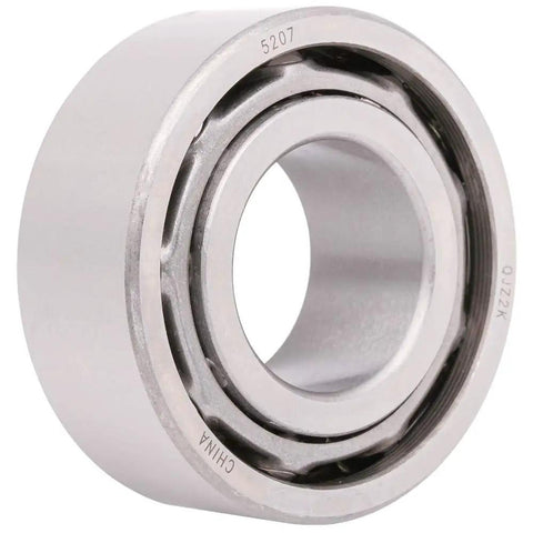 Angular Contact Ball Bearing 35mm ID 72mm OD 27mm Width Open Style Seal, 1 Piece, for machinery and industrial use.