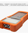 Handheld Ultrasonic Flow Meter Portable Clamp On Flowmeter With Data Output TS 2 TM 1 TL 1 Sensors DN15 To 6000mm front view