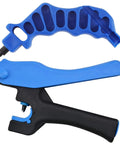 2 Pack Drip Irrigation Tubing Hole Punch Tool For 16/20mm PE Pipe Hand Punch with blue ergonomic handle and metal tip