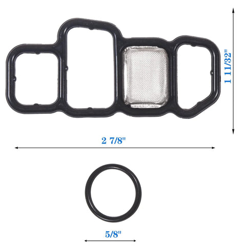 Plug And Play VVT Solenoid Gasket Replacement 15826RNA A01 for Honda Civic 2006-2015 with O-Ring