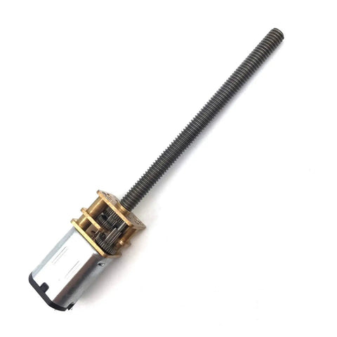 Top Rated DC 12V Miniature Gear Reducer Motor Offering Kickin Torque And Adjustable Low RPM Settings For Robotics Automotive And DIY Projects With Hassle Free Plug And Play Setup, compact design with shaft.