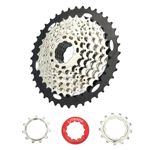 8 Speed Wide Ratio Cassette 11-40T for Mountain Bike and Road Bicycle Fits SRAM and Shimano 8 Speed Systems