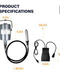 Flex Shaft Grinder With 380W Copper Motor, 23,000 RPM Do It All Multifunctional Rotary Tool, Hanging Grinding Machine