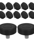 Multiple M10 Thread Leveling Feet Round Rubber Anti Skid Pads for Furniture Adjustable Leg Levelers for Desks Tables and Patio