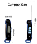 Digital Meat Thermometer For Food Cooking With No Fuss Instant Read In Under 1 Second And Pro Style 0.9 F Accuracy shown in compact size