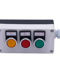 Momentary Push Button Switch 22mm 1NO 1NC With Red Yellow Green Buttons, Beefy Build, Rugged Industrial Panel Switch, LA38-11