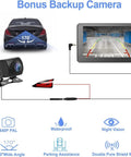 Wireless CarPlay And Android Auto 7 Inch HD Touch Screen Car Stereo with mirror link backup camera system diagram