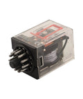 DC 12V Relay With 11 Pin 10A 250VAC Silver Alloy Contacts For Industrial Control Panels Tough As Nails High Temperature Resistant Switch For Reliable Signal Transmission 11-pin relay with clear case