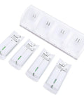 4 Port Remote Controller Charger Station For Gaming Consoles, 4 Pack 2800mAh Battery Packs, USB Powered Dock
