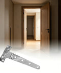 316 Stainless Steel T Model Door Hinge With Included Screws Heavy Duty Quiet Close Smooth Noiseless Door Swing Durable T Shaped Hinge