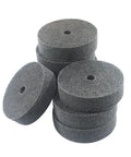 Eight Pack Three Inch Nylon Fiber Buffing Wheels With Three Eighths Inch Arbor for Bench Grinder and Die Grinder