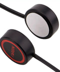 Close-up of flat button from Beefed Up Waterproof Horn Button Switch Kit With 80A Relay And Wiring Harness For Trucks Cars Boats SUVs ATVs UTE