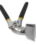 3 Inch Manual Sheet Metal Bender Tool with Straight Jaw Edge Seamer for Metal Bending and Flattening; heavy duty hand seamer tool.