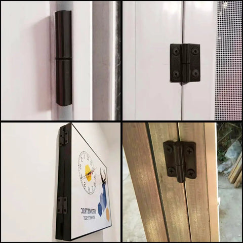 Beefy 2.5 Inch Black Lift Off Hinge Set For Left Handed Doors Mini 304 Stainless Steel With Screws Detachable Slip Joint Small Flag Rising Butt Hinges Hardware For Cabinets And Doors Heavy Duty Rust Resistant on cabinet door