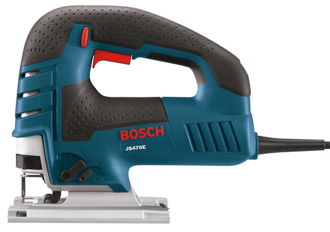 Top Handle Jig Saw With 7 Amp Motor, 3100 SPM, 45 Degree Bevel Cuts, Variable Speed Control, Ergonomic Corded Design, JS470E