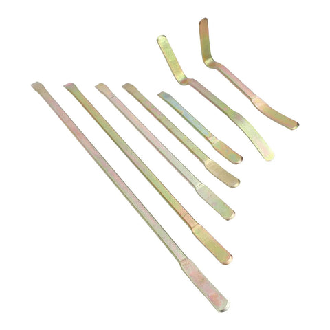 7 Piece Auto Body Repair Pry Bar Set with Curved and Straight Rods for Dent Removal on Cars and Trucks Paint Safe Panel Removal Tool Kit