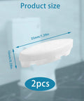 Dimensions of the Toilet Seat Bumpers And Stability Kit With Rubber Washers For 1133070 And Kohler 1236365, Noise Reduction Hardware, two-pack size.