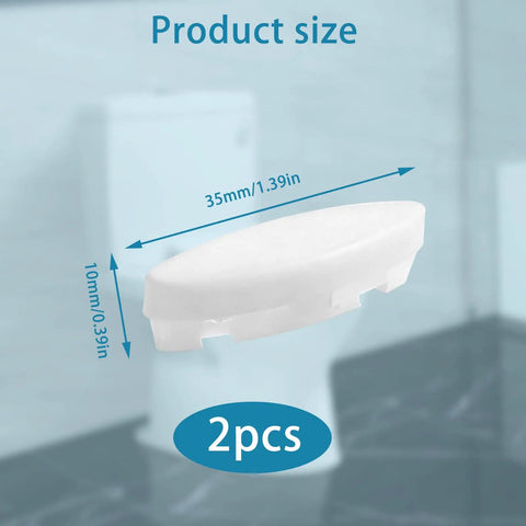 Dimensions of the Toilet Seat Bumpers And Stability Kit With Rubber Washers For 1133070 And Kohler 1236365, Noise Reduction Hardware, two-pack size.