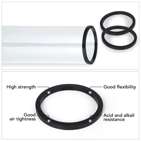 Glass Tube Replacement For Four Sided Outdoor Patio Pyramid Heater Forty Nine Point Five Inch Tall High Purity Quartz Tube with seals