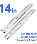Beefy Heavy Duty Drawer Slides With High Load Capacity For Smooth Quiet Gliding In Kitchen Office Or Workshop Cabinets No Lock